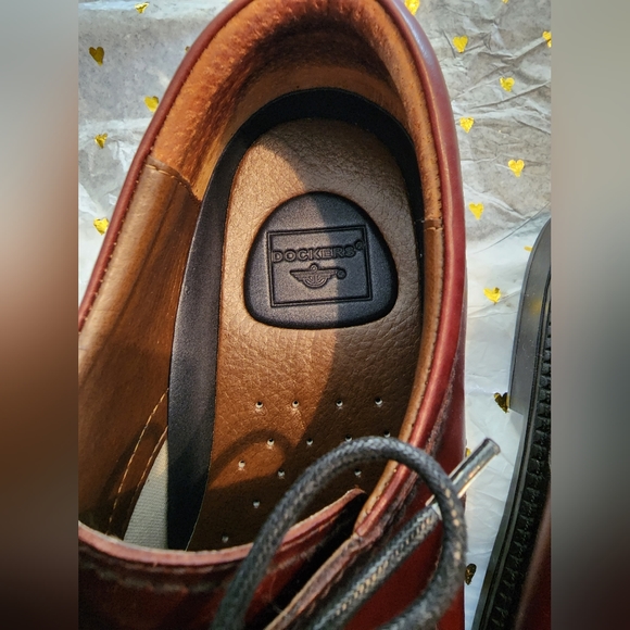 Dockers Gordon Cordovan Burgundy Cap Toe Oxford 9.5W - Picture 4 of 14